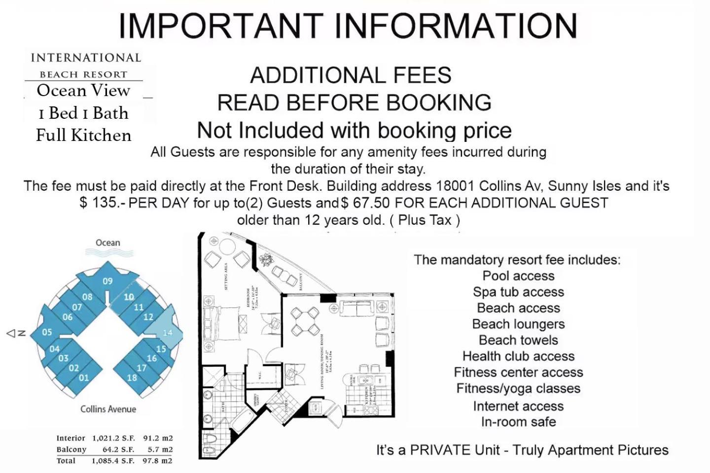 Hotel International Beach Tump Resort Ocean View 1100 Sf 1 Bed 1Bth Privately Owned Sunny Isles Miami Beach Eksteriør billede